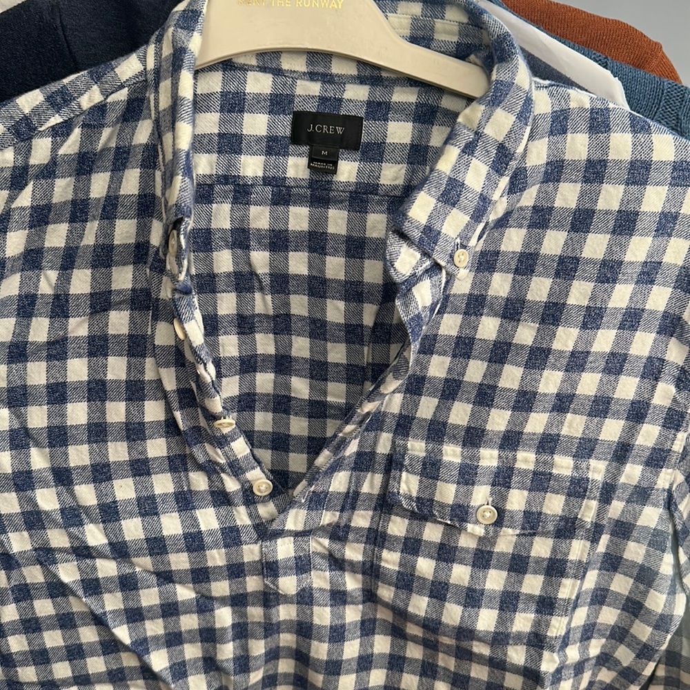 Men’s J crew flannel pullover